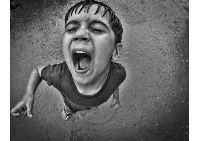 筋肉運動と大声